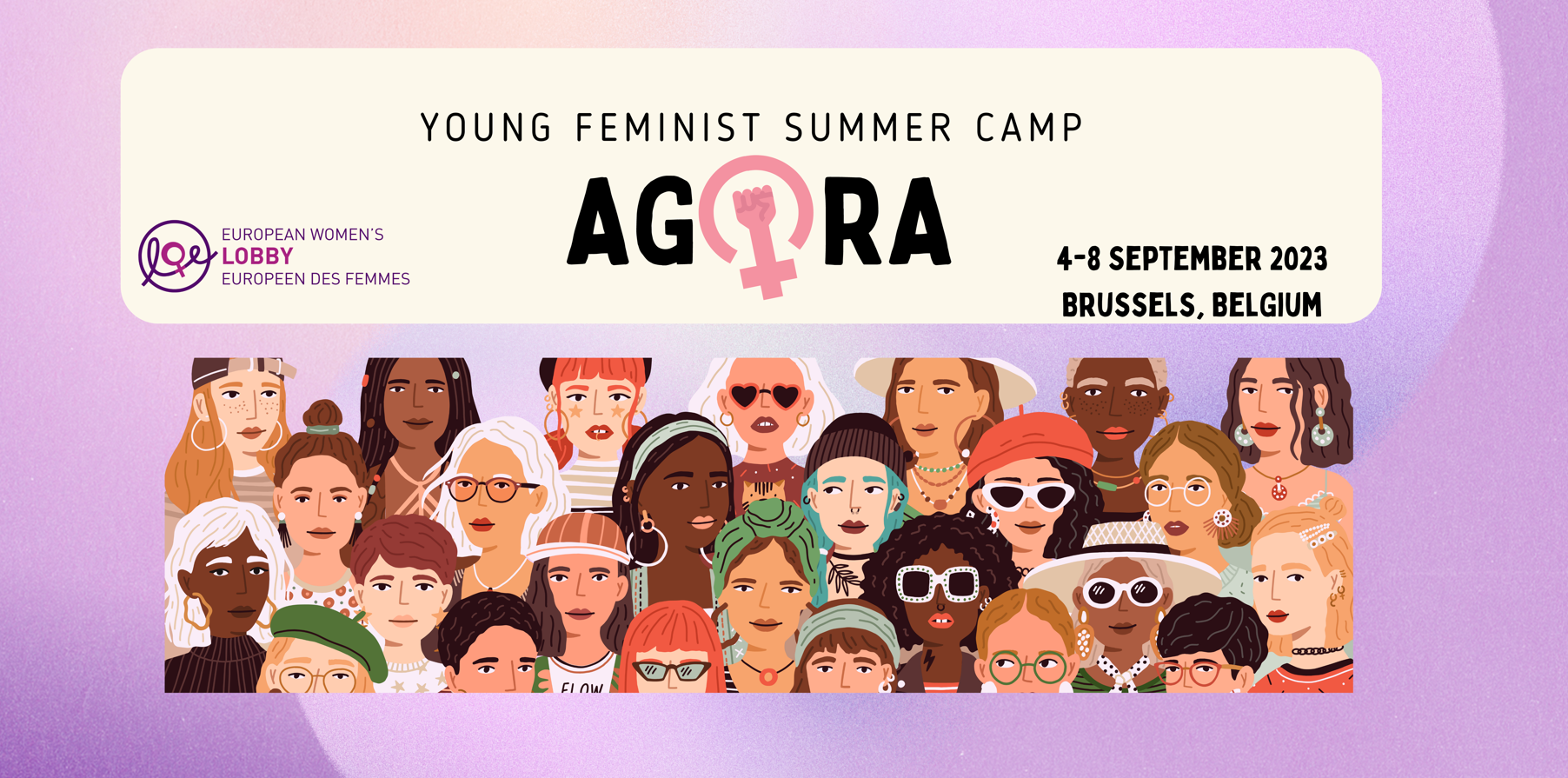 Poster Agora young feminist summer camp