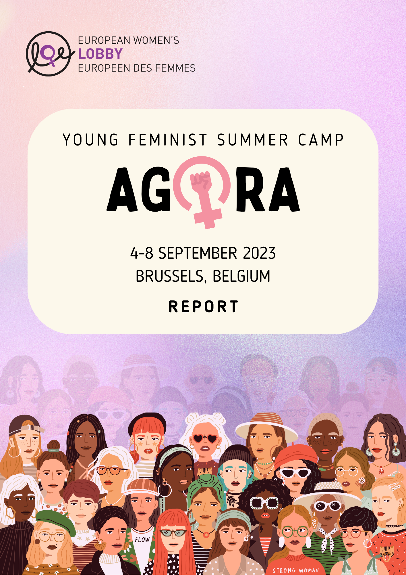 Agora - Young Feminist summer camp poster