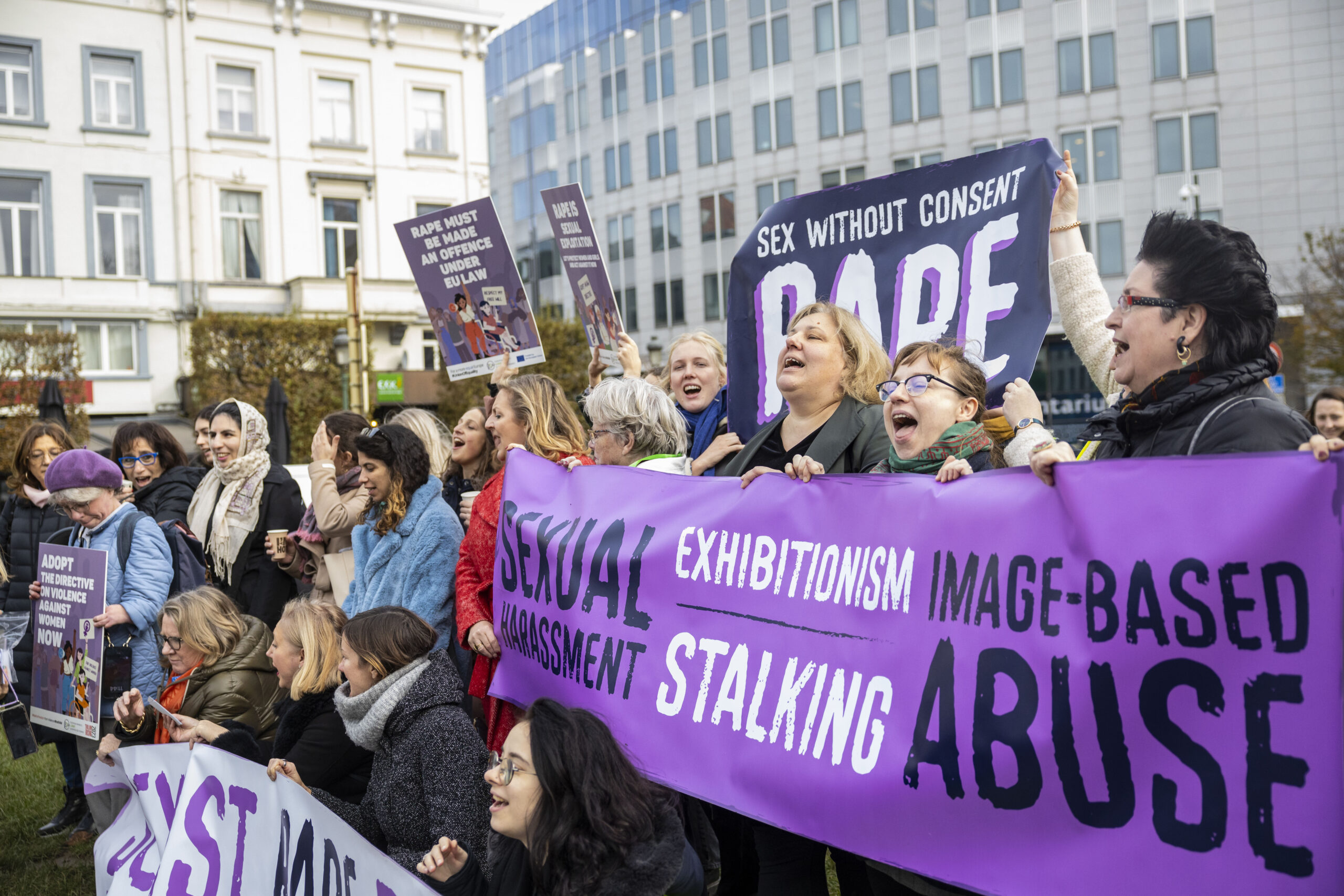 Women protesting